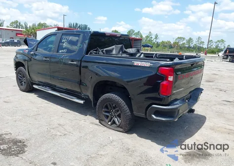 2019 Chevrolet Silverado 1500 Custom Trail Boss из США, поврежденный, VIN 1GCPYCEF0KZ386617